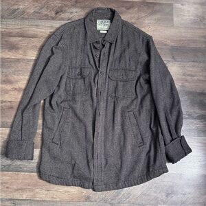 Men's Wool Shirt Jacket